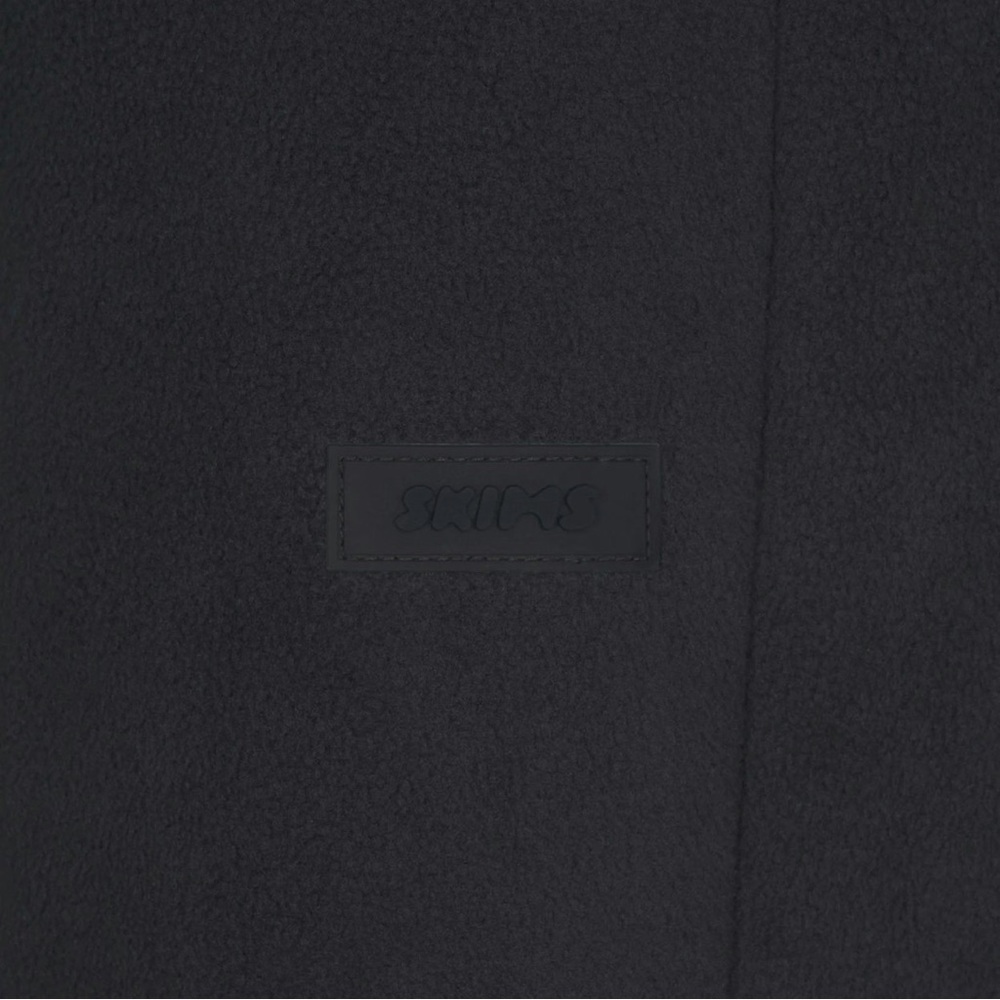 NEW SKIMS FLEECE LOUNGE OVERSIZED STACKED PANTS IN STORM S - Picture 6 of 8